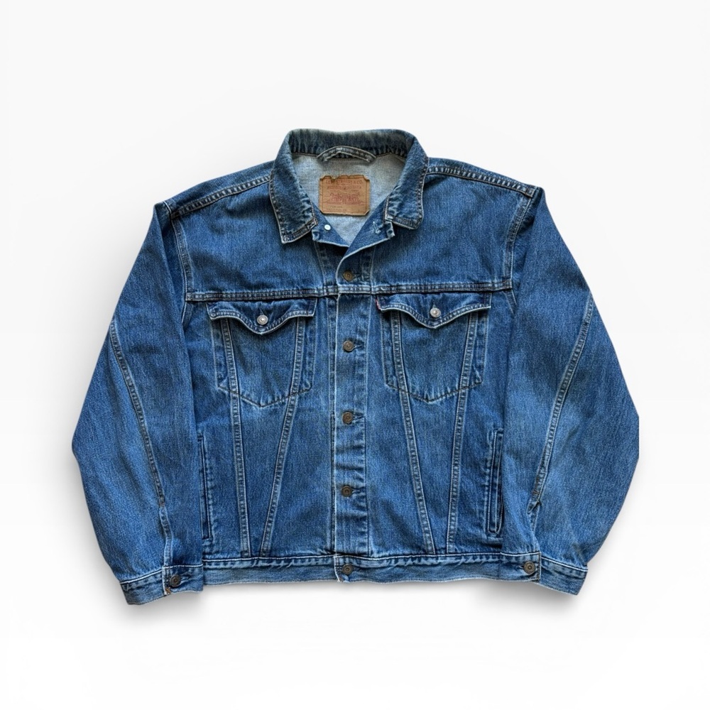 Vintage 80s Levi’s Denim Trucker Jacket Type III Oversized Streetwear Large